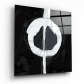 Abstract Glass Wall Art.