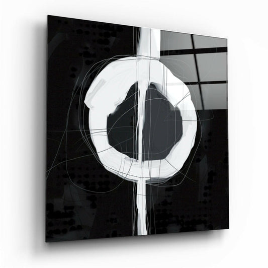 Abstract Glass Wall Art.