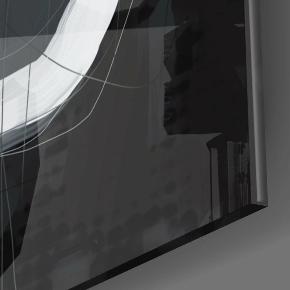 Abstract Glass Wall Art.