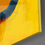 Abstract Glass Wall Art.