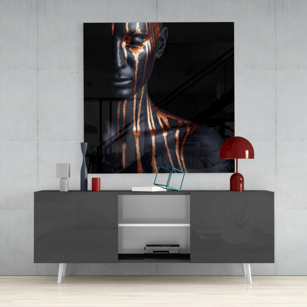 Women's Glass Wall Art.