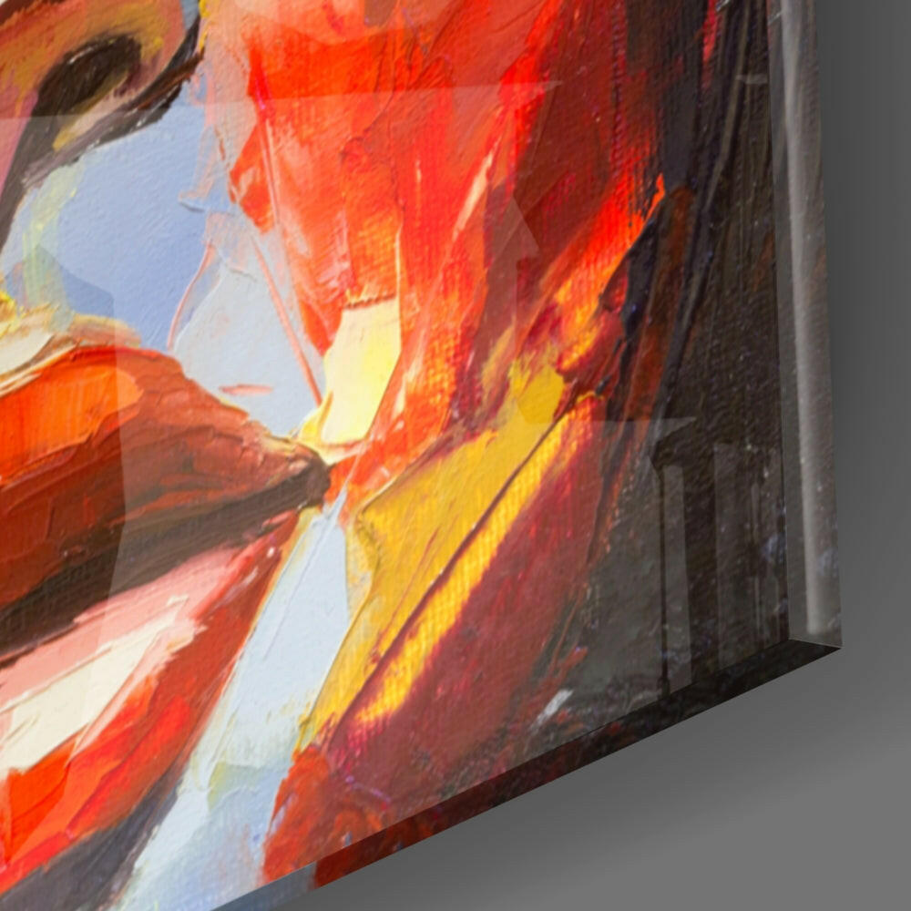 Women's Glass Wall Art.