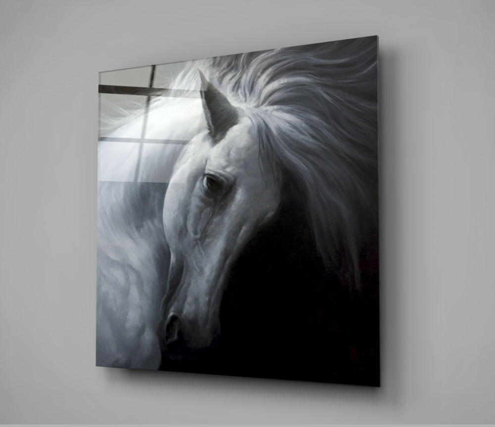 Horse Glass Wall Art.