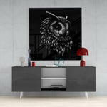 Owl Glass Wall Art.