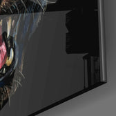 Jaguar Glass Wall Art.