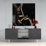 Silence Glass Wall Art.