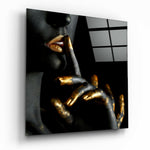 Silence Glass Wall Art.
