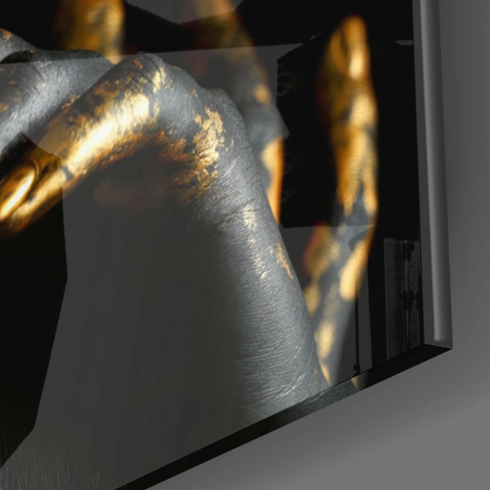 Silence Glass Wall Art.
