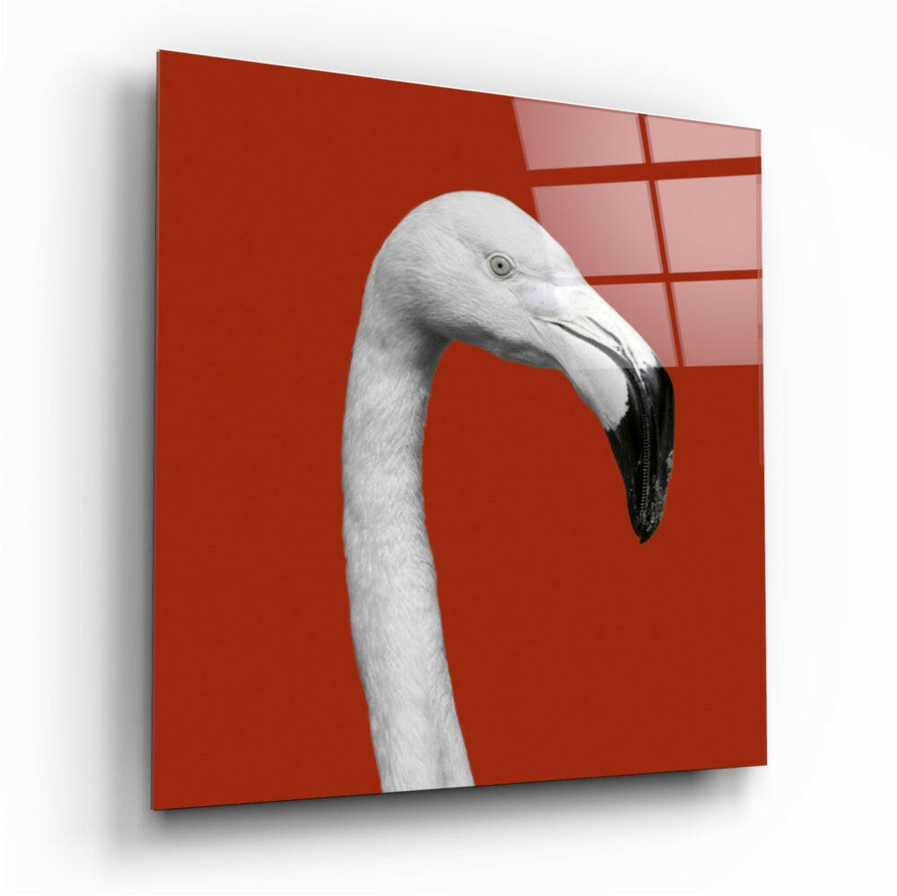 Flamingo Glass Wall Art.