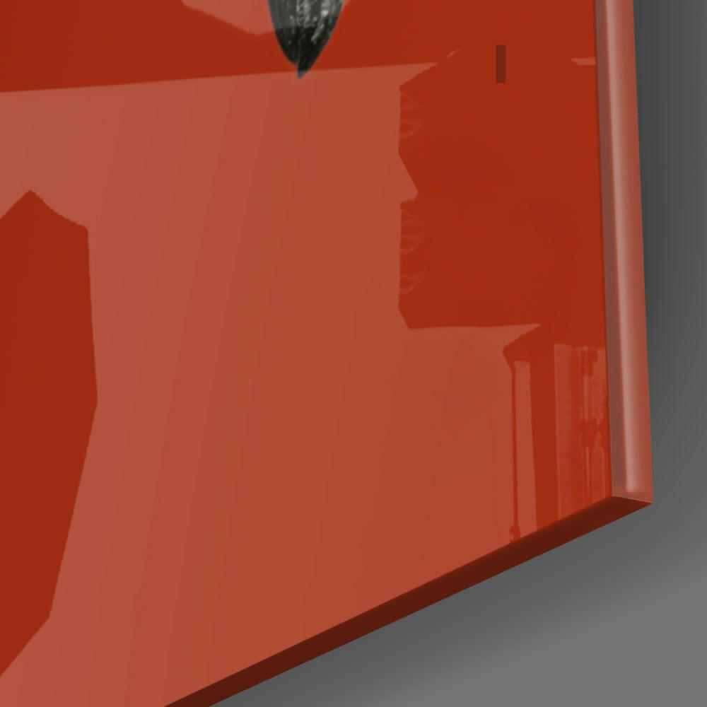 Flamingo Glass Wall Art.