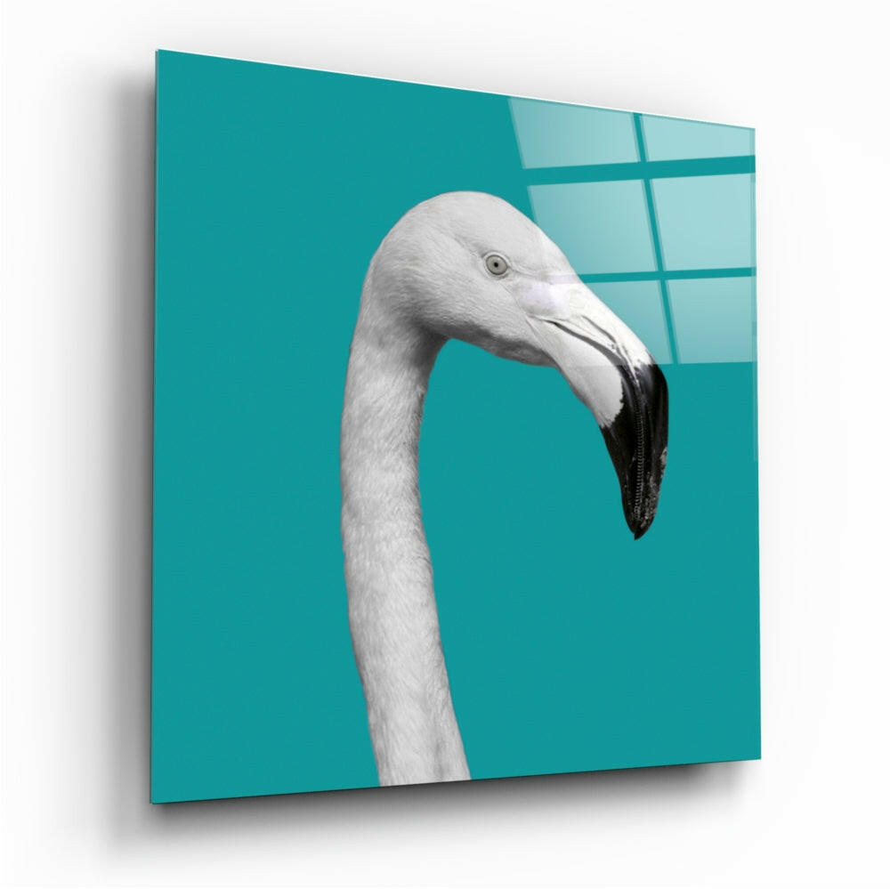 Flamingo Glass Wall Art.