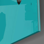 Flamingo Glass Wall Art.