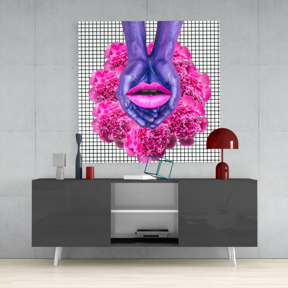 Abstract Complex Glass Wall Art.