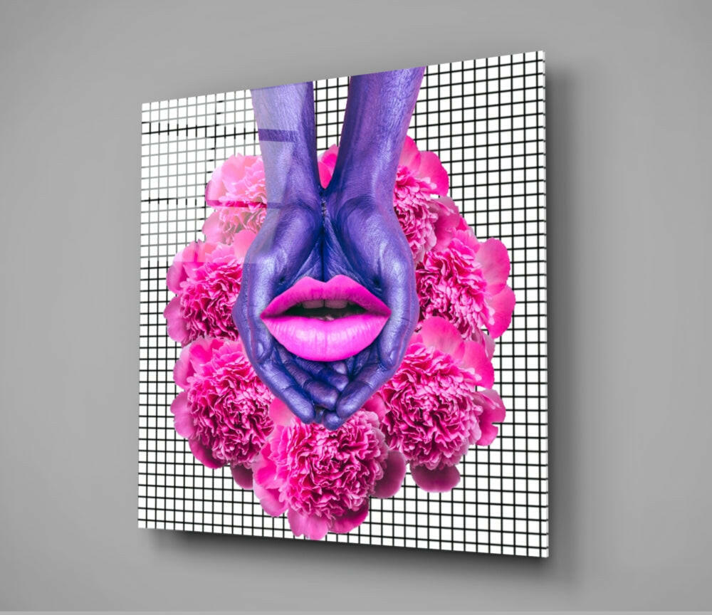 Abstract Complex Glass Wall Art.