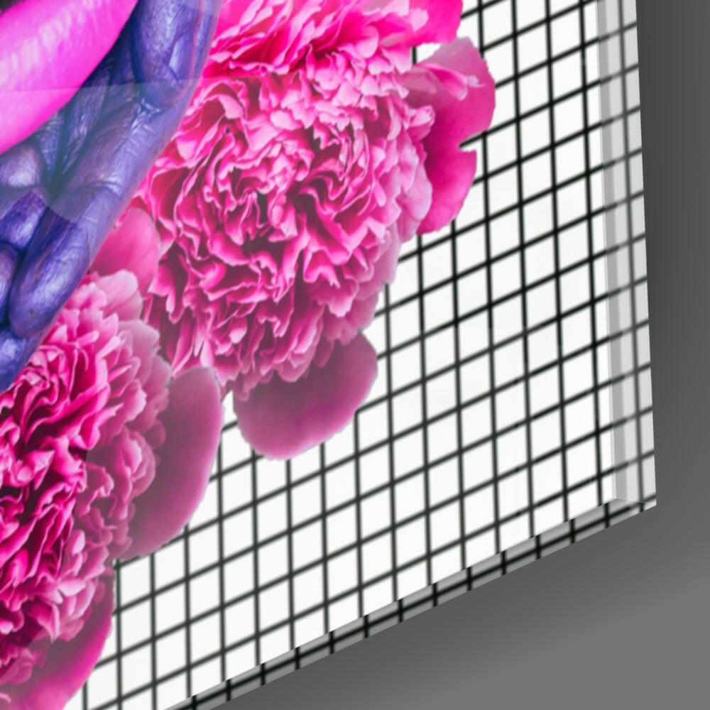 Abstract Complex Glass Wall Art.