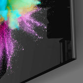 Color Explosion Glass Wall Art.