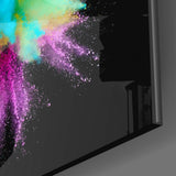 Color Explosion Glass Wall Art | Insigne Art Design