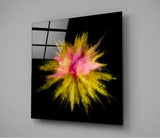 Color Explosion Glass Wall Art | Insigne Art Design