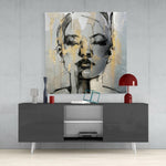 Women's Glass Wall Art.