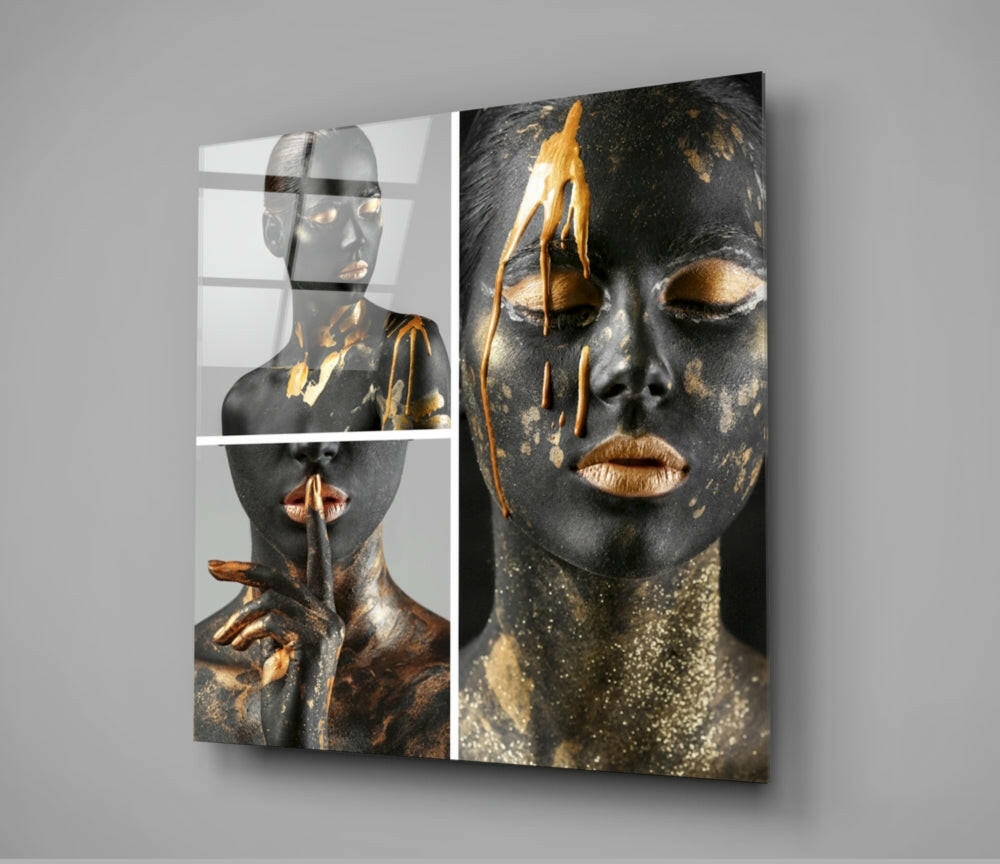 Women's Glass Wall Art.