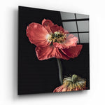Flower Glass Wall Art.