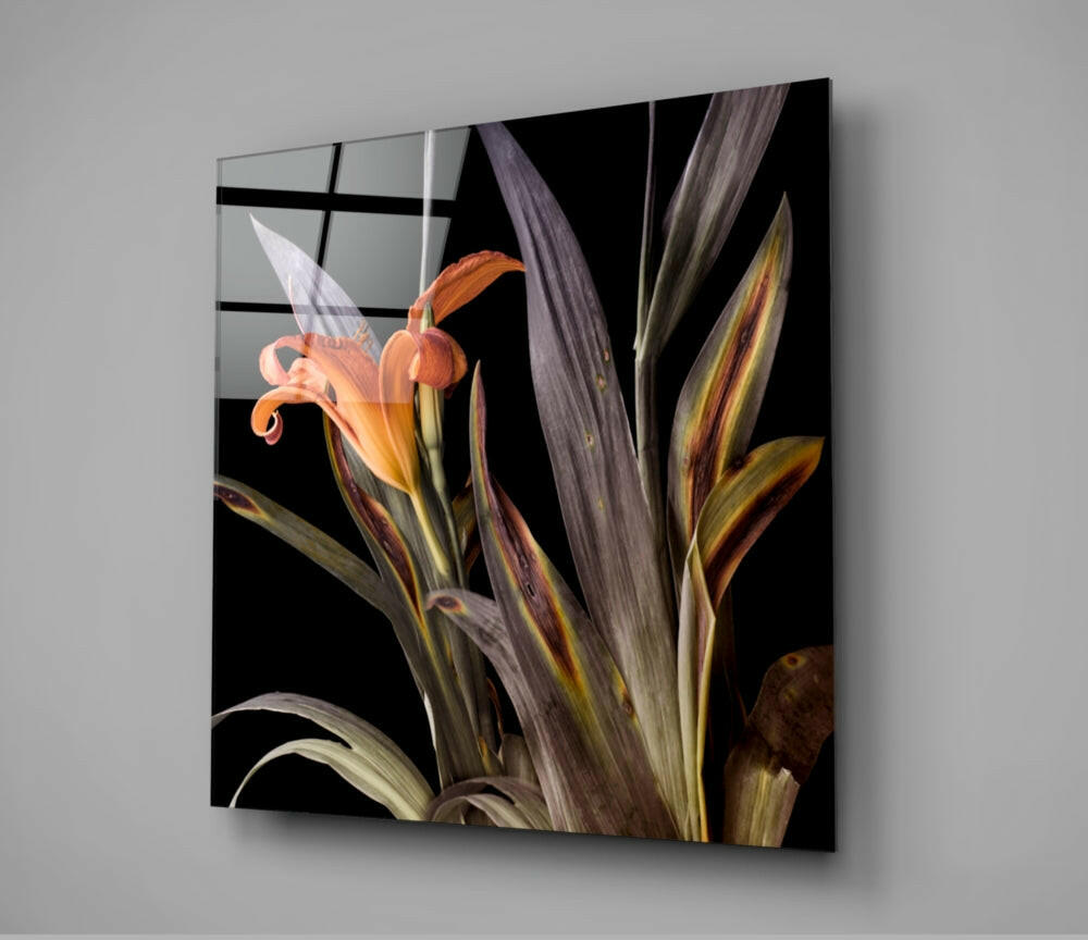 Flower Glass Wall Art.