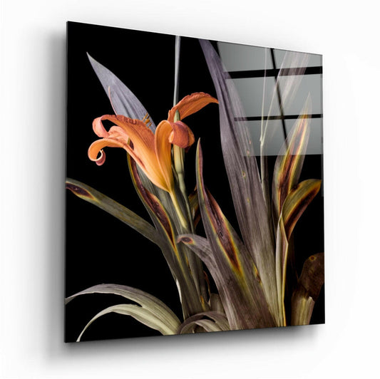 Flower Glass Wall Art.