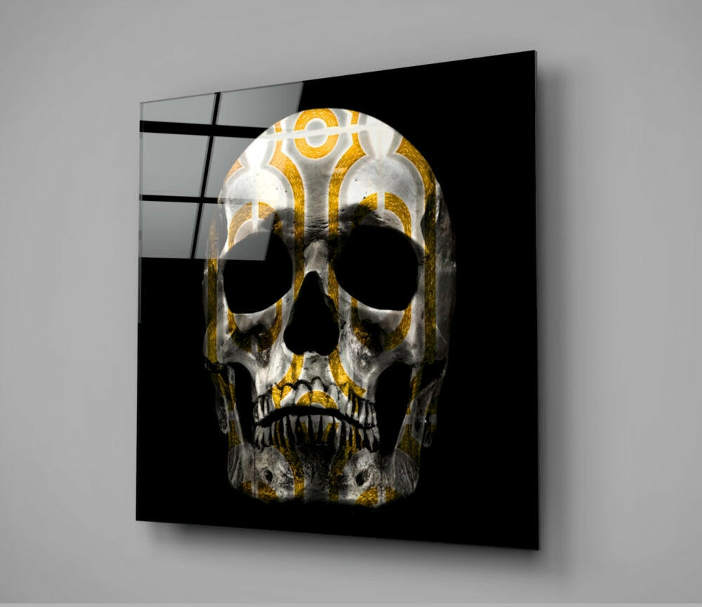 Skull Glass Wall Art.