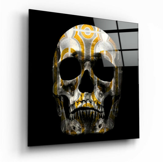 Skull Glass Wall Art.