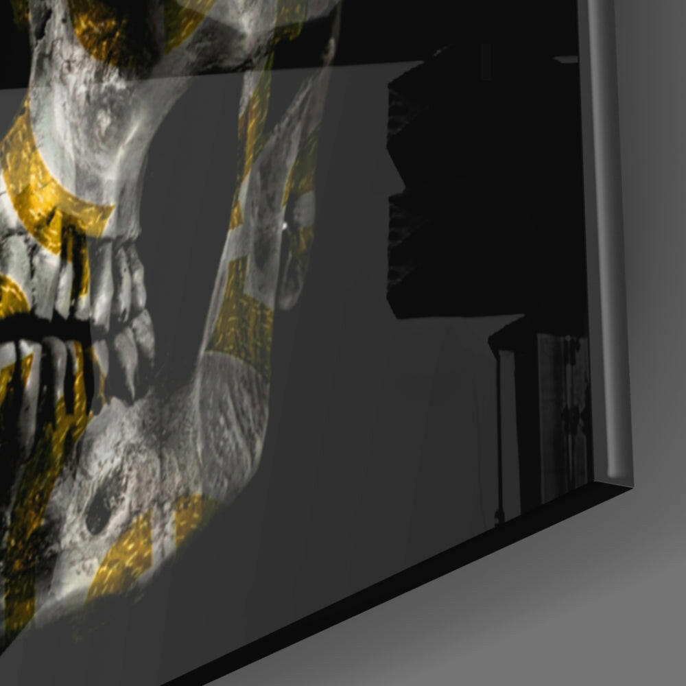 Skull Glass Wall Art.