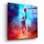 Astronaut Glass Wall Art.