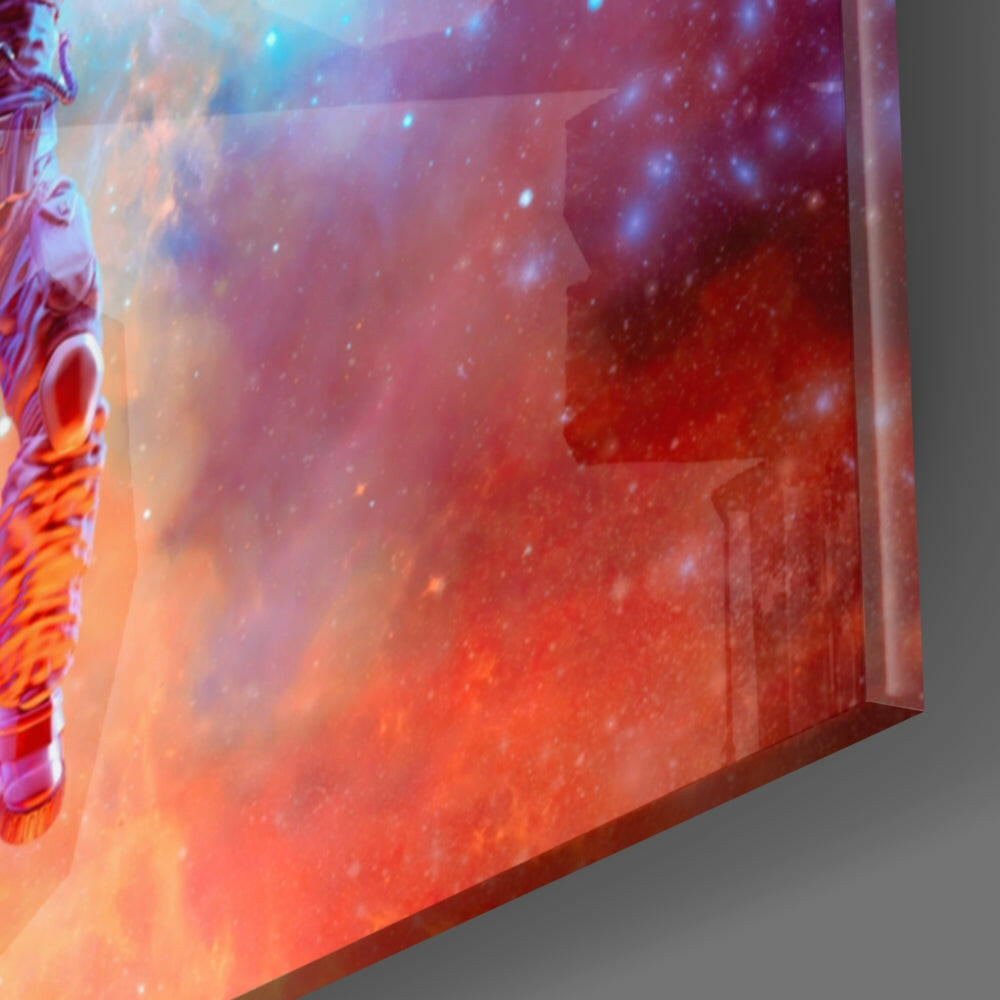 Astronaut Glass Wall Art.