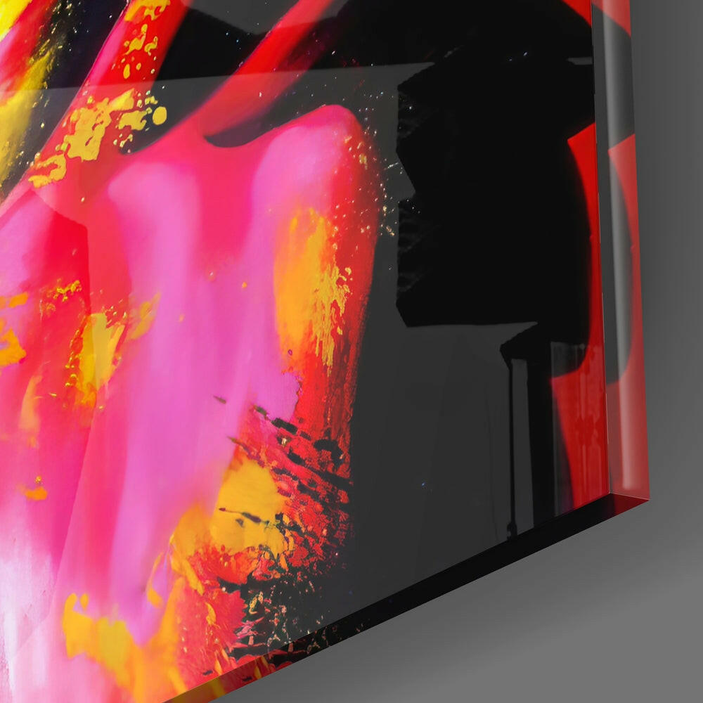 Bob Marley Glass Wall Art.