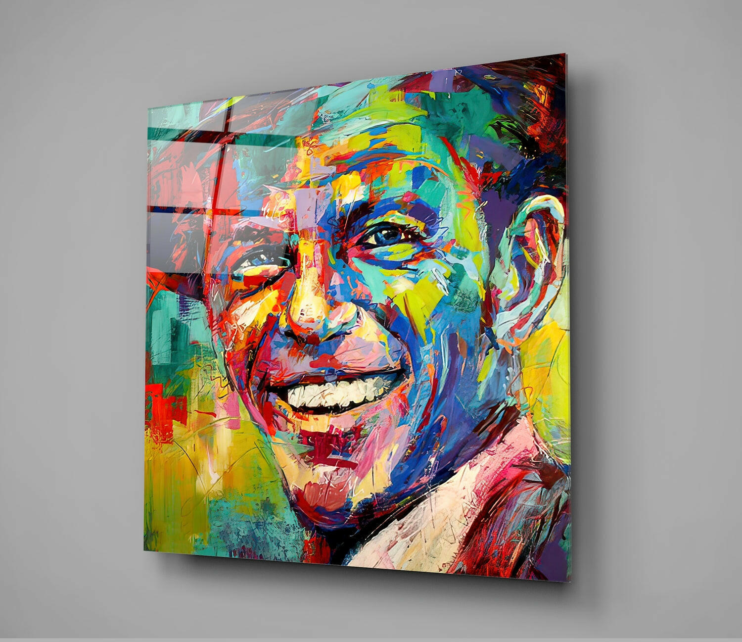 Frank Sinatra Glass Wall Art.