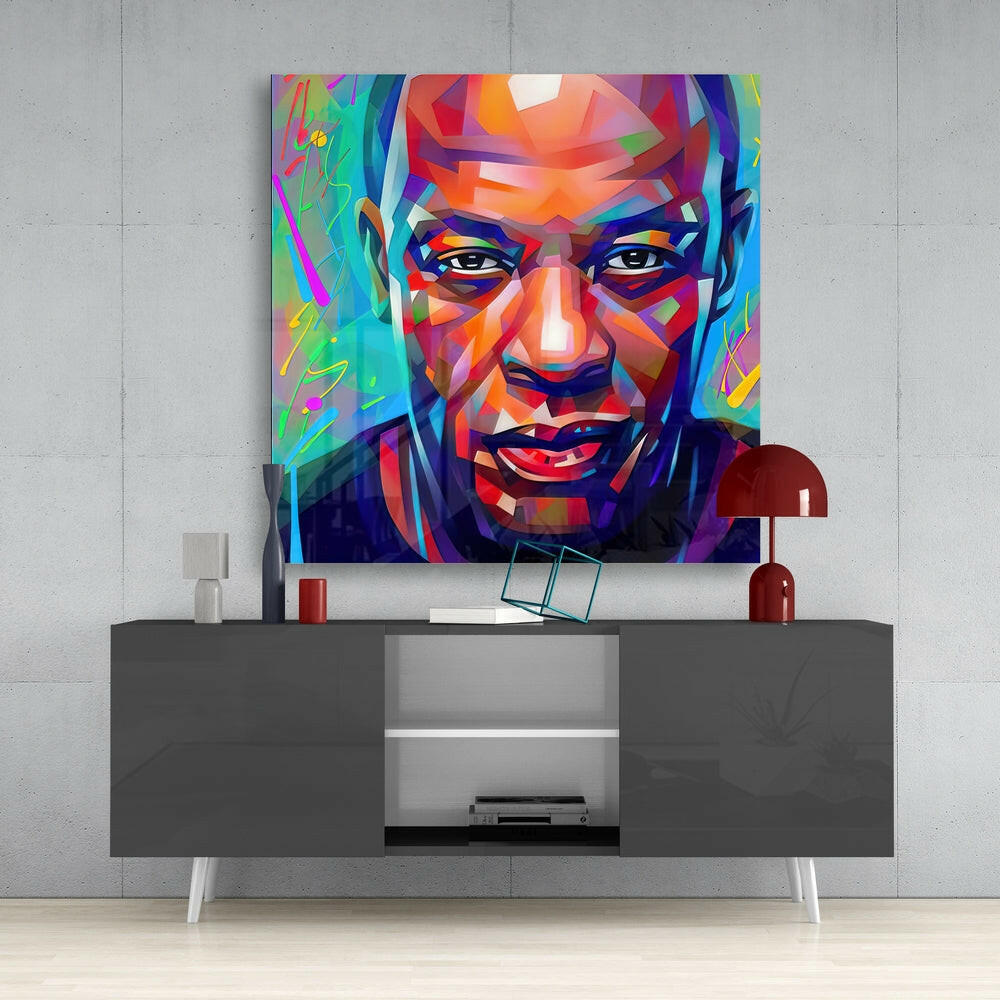 Dr. Dre Glass Wall Art.