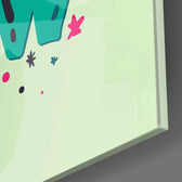 “Start Now” Glass Wall Art.