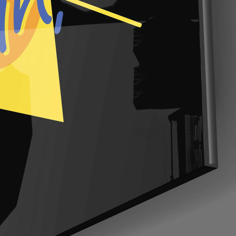 “Yes, You Can” Glass Wall Art.