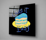 “Cake It Easy” Glass Wall Art | Insigne Art Design