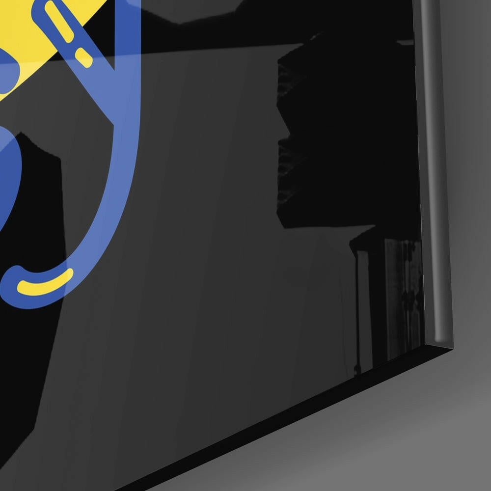 “Cake It Easy” Glass Wall Art.