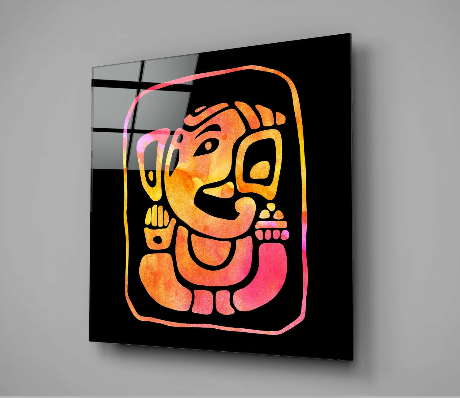 Ganesha Glass Wall Art.