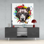 Bear Glass Wall Art.