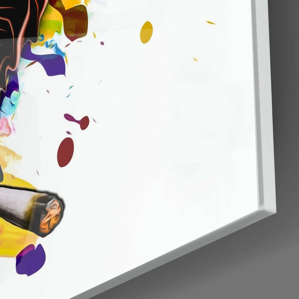 Bear Glass Wall Art.