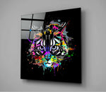 Cat Art Glass Wall Art.