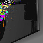 Cat Art Glass Wall Art.