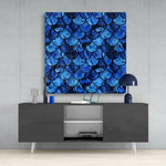 Fish Scale Glass Wall Art.