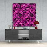 Fish Scale Glass Wall Art.