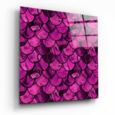 Fish Scale Glass Wall Art.