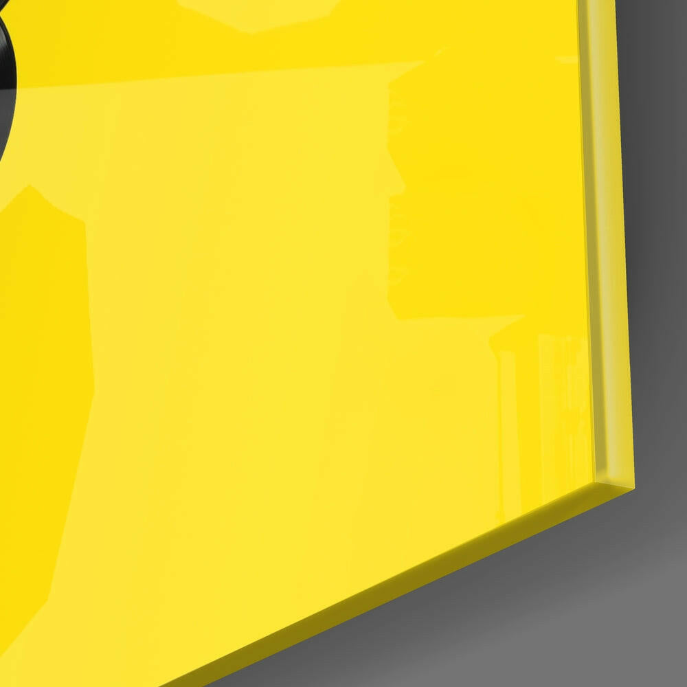 Flamingo Posture Glass Wall Art.