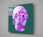 Sculpture Glass Wall Art.