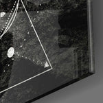 Lines of the Triangle Glass Wall Arts.